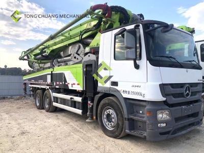 China In 2019 Zoomlion Remanufactured Used Concrete Boom Truck 49 Meters Installed for sale