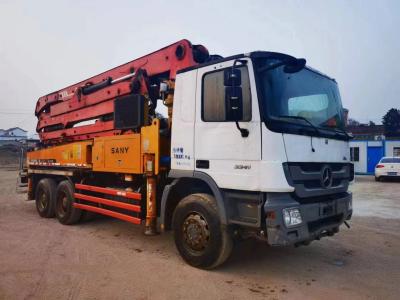 China 2014 Sany Heavy Industry 38 Meters Mercedes Benz Second Hand Concrete Pump Truck for sale