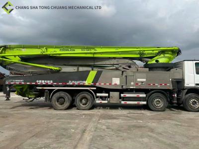 China In 2017 Zoomlion Green Remanufactured Used Concrete Boom Pump Truck 56M Installed for sale