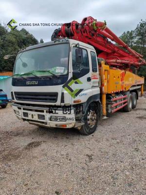 China 49 Meter Used Concrete Pump Truck 8x4 3 Axis for sale
