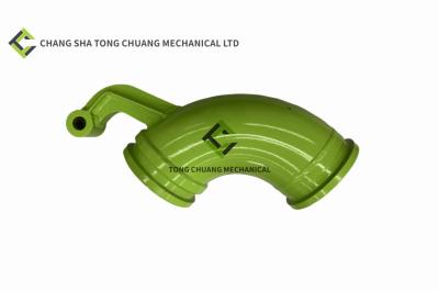 China Zoomlion 4.0 Concrete Pump Truck Spare Parts Outlet Bend Pipe 0219S 280mm Internal Arc Length for sale