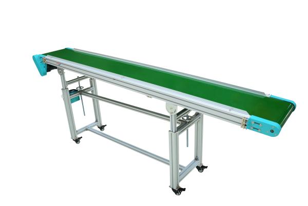 Quality Aluminum Frame Horizontal Belt Conveyor , Easy Installation PVC Conveyor Belt for sale