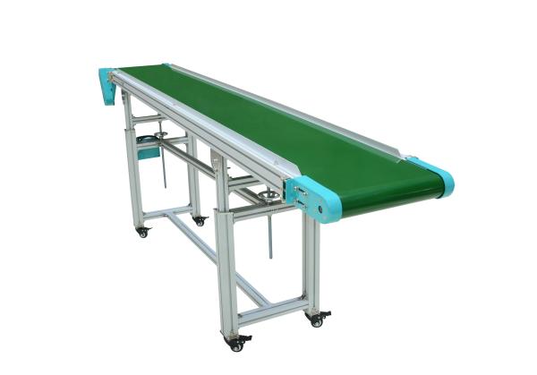 Quality Aluminum Frame Horizontal Belt Conveyor , Easy Installation PVC Conveyor Belt for sale