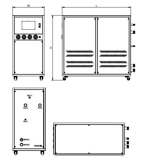 Quality Direct Cooling Mold Temperature Controller High Heat Dispersion Power Saving for sale