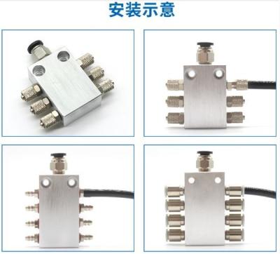China Small Air Pipe Connector , Silver Color Components Of Industrial Robots for sale
