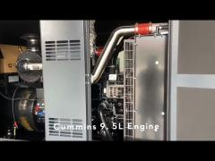 Industrial Silent Generator Set 300 Kva 240 Kw  Soundproof  3 Phases