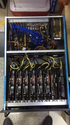 China Fast shipping p106 12pcs gpu ZEC Zcash ETH miner ethereum mining machine for sale