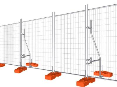China Temporary Fencing Panel Construction Galvanised temporary site security fencing for sale