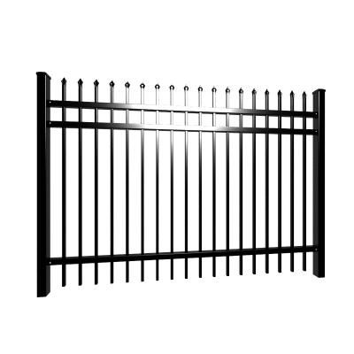 China Cheap  Villa  2100x2400mm black tubular fencing galvanized for hot sale for sale
