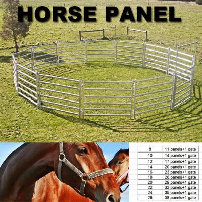 China 16 Round Corral Panels Inc Gate, Round Yard, Cattle Fences, Corral 11m Diameter for sale