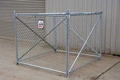 China Australian hot sale galvanized steel wire rubbish cage for sale