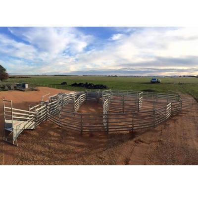 China Outdoor Animal Enclosure with Gate HEAVY Duty 18 Round Yard horse fence panels for sale