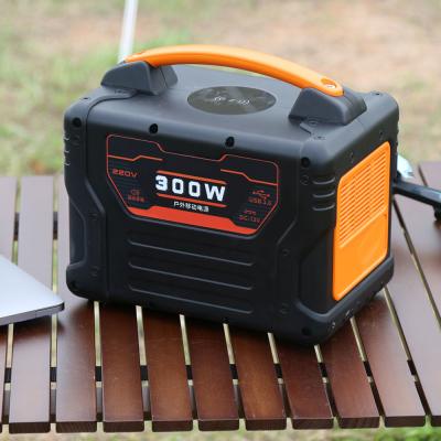 China 300W Portable Power Station Handle Solar Power Bank UL Li-ion Battery Energy System For Outdoor Camping for sale