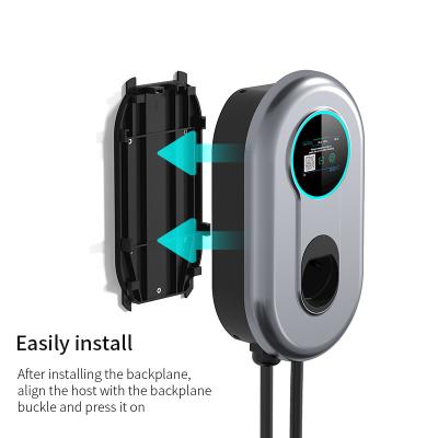 China 11.04KW 3 Phase Type 2 EV Charger Wallbox Fast And Convenient Electric Vehicle Charging Station for sale