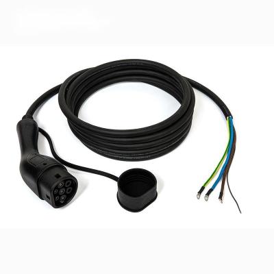 Китай AC 250V кабеля заряжателя штепсельной вилки 32A/1Phase EV одиночного электротранспорта типа 2 оружия IEC62196 поручая продается