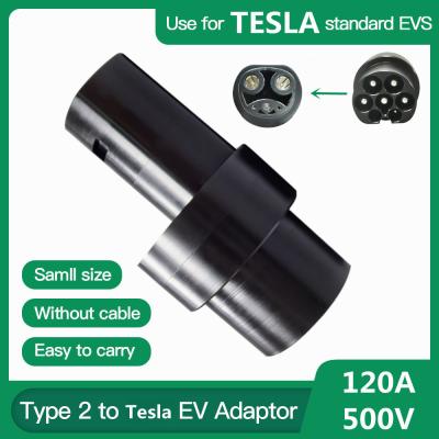 China 22KW Adaptor Type2 To Tesla EV Charging Adapter Convertor DC 500V for sale