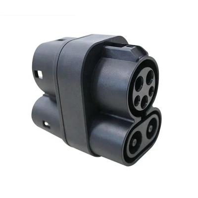 China 150A DC1000V CCS1 To CCS2 Plug Car Charging Adapter EV Charger Connector IP54 OEM for sale