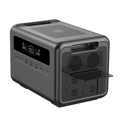 China Powerhouse 2400W 2304Wh Rechargeable Portable Power Station Supply for sale
