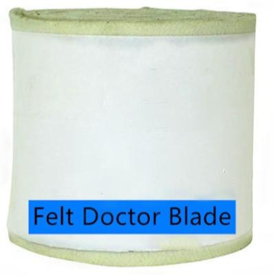 China Increases Rubber Belt Life Sanforizing Rubber Belt Used Felt Doctor Blade for sale
