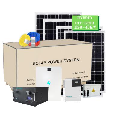 China Multiscene Hybrid Solar System Ultraportable 5KW 10KW 20KW For Home for sale