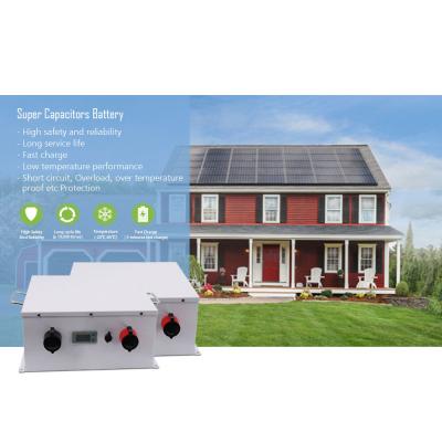 China Color negro blanco recargable de energía solar de la batería de almacenamiento de Graphene en venta