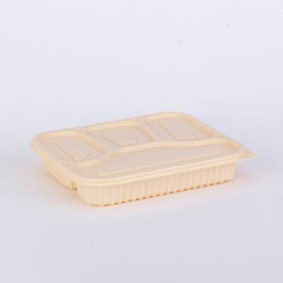 China Rectangular Food Disposable Container PP Microwave for sale