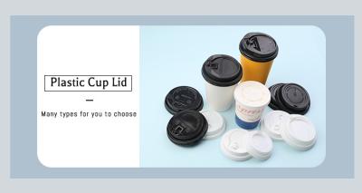 China Heat Resistant Plastic Cup Lids Milk Tea Container Lids for sale