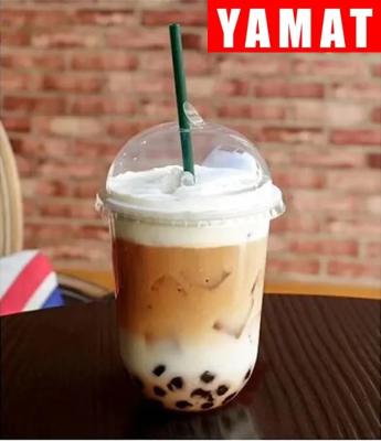 China Taza disponible 700ml del plástico de las bebidas PE del té de la leche en venta