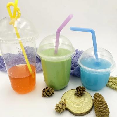 China o copo plástico da bebida do ANIMAL DE ESTIMAÇÃO 0.5L com abóbada e a tampa lisa alisam de superfície à venda