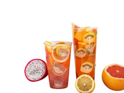 China Tazas de los PP de la bebida de la comida con la tapa BPA blanco disponible libre en venta