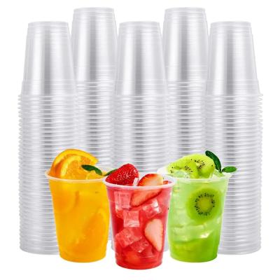 China Clear White Black PP Disposable Cup With Lid BPA Free for sale