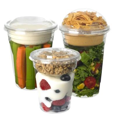 China 10-33 Ounce Plastic PET Cup Drinking Round Shape for sale