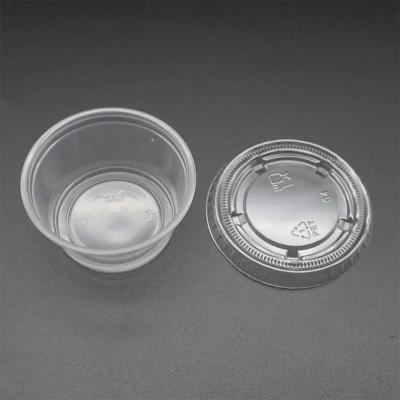China PP 2OZ Plastic Sauce Cup For Parties And Events for sale