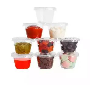 China 1.5OZ PP Plastic Disposable Cup Clear Smooth Surface for sale