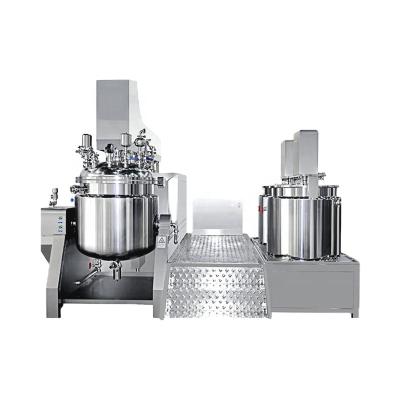 China 500L Viscous Liquid Vacuum Mixer Emulsifying Machine For Laundry Liquid Toothpaste Production Homogenizer Mixer à venda