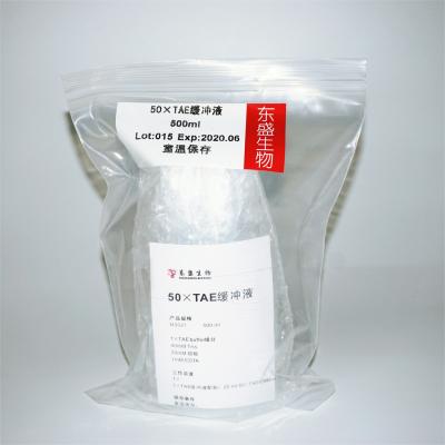 China Color transparente de la electroforesis 500ml de 10× Tae Buffer Used In Gel en venta
