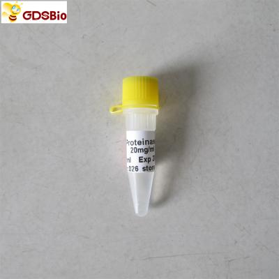 China aparência incolor da solução N9011 da protease K de 20mg 1ml à venda