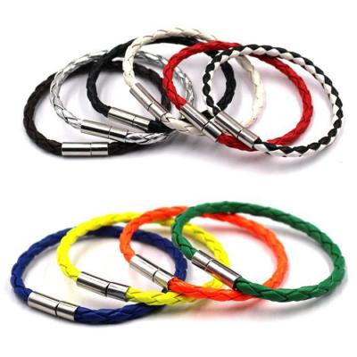 China Multi-color leather bracelet ,handmade bracelet,fashion leather bracelet for sale