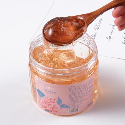 China 300g Rose Petal Facial Clay Mask Whitening Moisturizing Jelly for sale