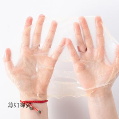 Chine Escargot d'or éclairant le masque en soie jetable de feuille de masque facial à vendre