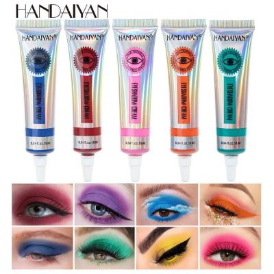 China Metallic Face Makeup Cosmetics 12 Colors Waterproof Makeup Eyeshadow for sale
