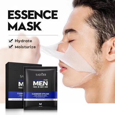 China MSDS Mens Skincare Products Moisturizing Whitening Nourishing Natural Cleansing Facial Sheet Mask for sale