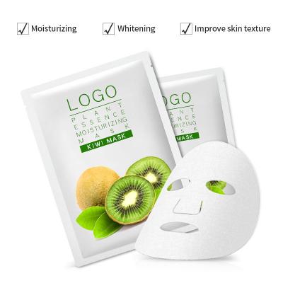 China 25ml Hydrating Sheet Mask Whitening Beauty Cosmetic Organic Kiwi Facial Mask for sale