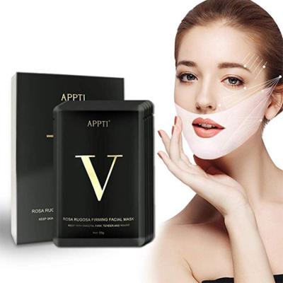 China OEM V Shaped Slimming Face Mask Double Chin Reducer V Line Lifting Mask for sale