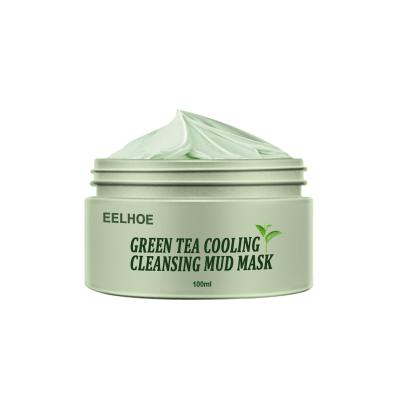 China Custom Organic Green Tea Clay Mud Facial Clay Mask Private Label for sale