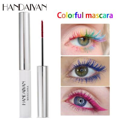 China 12 Colors Waterproof Colored Mascara Colorful Charming Long Lasting For Women Eye Makeup for sale