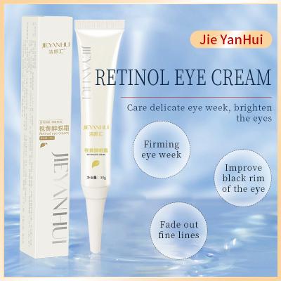 Cina 30G Retinol Eye Cream Dark Under Eye Circles Instant Fast Anti Aging Anti Wrinkle Remover Eye Bag in vendita