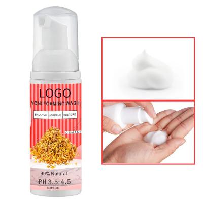 China Higiene Yoni Foam Wash de Yoni Cleanse Products Wash Feminine de la etiqueta privada en venta