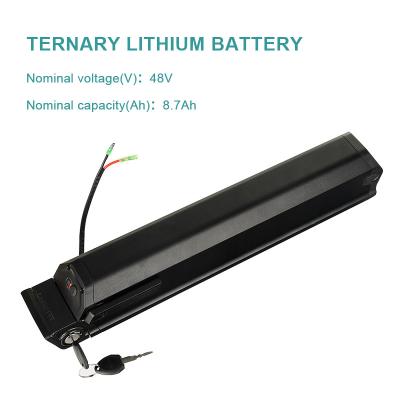 China Oem 48V Ebike Battery 8.7AH E Bike Lithium Battery 1C Discharge Current for sale