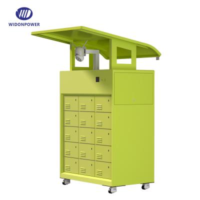 China Green 72V 20AH Battery Swapping Station 15 Slot Battery Exchange Station for sale